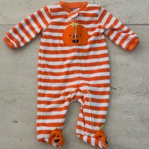Halloween Pumpkin One Piece newborn